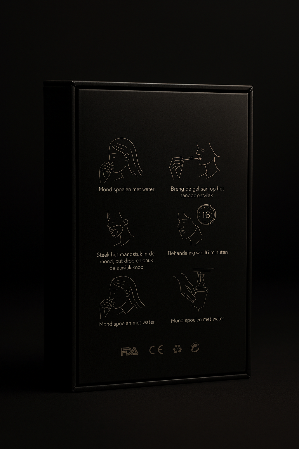 Rechargeable Teeth Whitening Light Kit